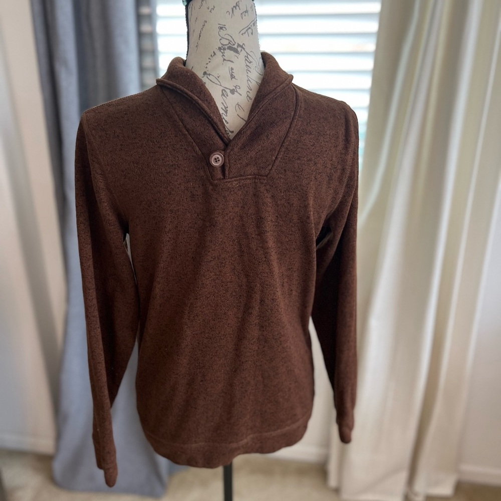 Brown Long Sleeve Pullover